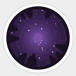 Orion Constellation Sticker